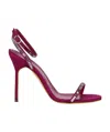 Manolo Blahnik Logo High-heeled Sandals In Red