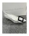 Manolo Blahnik Logo High Heels In White