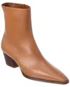 Manolo Blahnik Logo Leather Boot In Brown