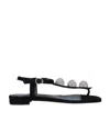 Manolo Blahnik Flip Flop Sandals In Black