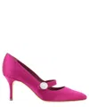 Manolo Blahnik Marijana Pumps In Pink