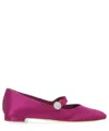Manolo Blahnik Marijanaflat Ballet Flats In Pink