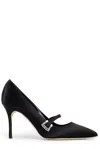 MANOLO BLAHNIK MANOLO BLAHNIK MARY JANE SATIN PUMPS