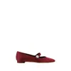 Manolo Blahnik Marijanaflat Embellished Mary Jane Flats In Blue