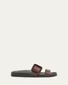 Manolo Blahnik Mayfu Sandals In Dark Brown