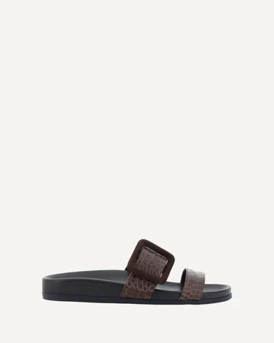 Manolo Blahnik Mayfu Sandals In Brown