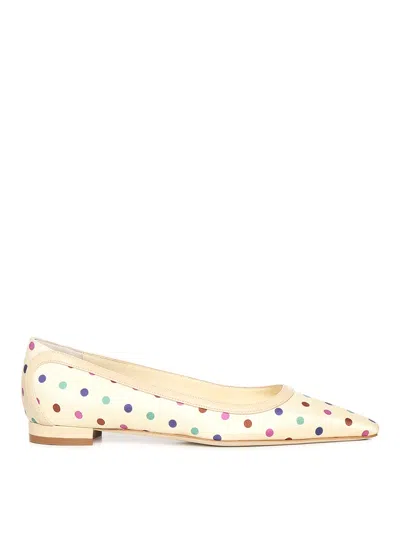 Manolo Blahnik Mayjousli Satin Slingback In White