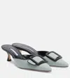 Manolo Blahnik Maysale 50 Pumps In Gray
