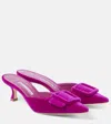 Manolo Blahnik 50mm Maysale Mules In Purple