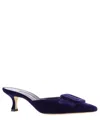 Manolo Blahnik Maysale Pumps 50mm In Violet
