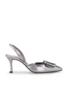 Manolo Blahnik Maysli 70 Pump In Grey