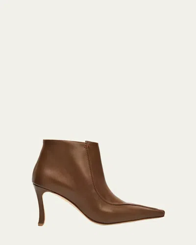 Manolo Blahnik Milleta 90mm Leather Ankle Boots In Multi