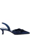 Manolo Blahnik Moislifa Pumps In Blue