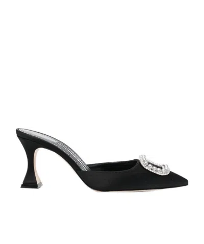Manolo Blahnik Muller High Heels In Black