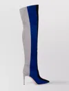 Manolo Blahnik Chicuyuhi 85mm Suede Thigh-high Boots