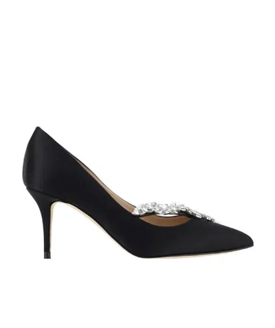 Manolo Blahnik Nadira 70mm Pumps In Black