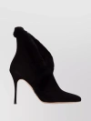 MANOLO BLAHNIK NESTANU SUEDE ANKLE BOOTS
