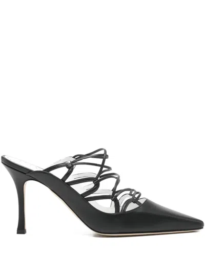 Manolo Blahnik Netas Mules In Multi