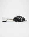 Manolo Blahnik Nikabo Nappa Leather Sandals