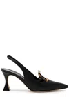 Manolo Blahnik 70mm Nikkal Slingback Pumps In Black