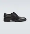 Manolo Blahnik Norton Leather Oxford Shoes In Black
