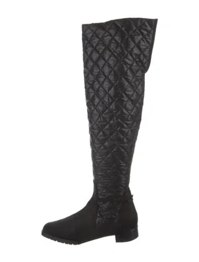 Pre-owned Manolo Blahnik Nylon Boots In Black