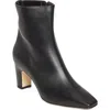 Manolo Blahnik Ofaralo Leather Ankle Boots In Black