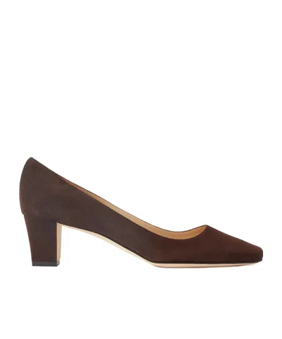 Manolo Blahnik Okkatopla 50 Suede Pumps In Multi