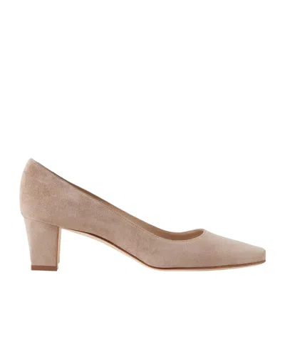 Manolo Blahnik Okkatopla 50 Suede Pumps In Multi
