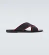 Manolo Blahnik Otawi Suede Sandals In Blue