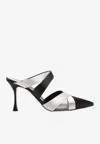 Manolo Blahnik Oyounak Pointed Toe Mules In Multicolor