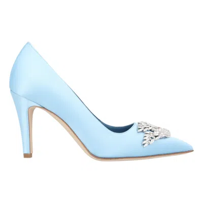 Manolo Blahnik Palos 90mm Pumps In Blue