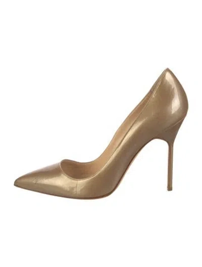 Pre-owned Manolo Blahnik Patent Leather Pumps