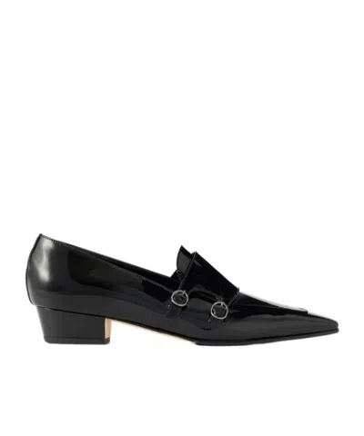 Manolo Blahnik Manbisa 30 Patent-leather Pumps In Black