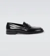 Manolo Blahnik Perry Leather Loafers In Black