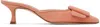 Manolo Blahnik 50mm Maysale Mules In Mcor(8601)
