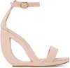 Manolo Blahnik Pink Rocar Sandals In 2618 Mnud