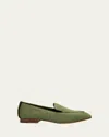 Manolo Blahnik Pitakara Woven Loafers In Dgrn3082