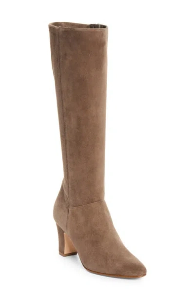 Manolo Blahnik Pitana Knee High Boot In Light Brown