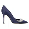 Manolo Blahnik Jewelry Decorated High Heels