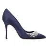 Manolo Blahnik Jewelry Decorated High Heels