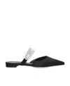 Manolo Blahnik Pointed Flat Shoes In Black