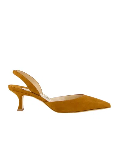 MANOLO BLAHNIK POINTED HIGH-HEELED SANDALS