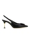 Manolo Blahnik Nappa Leather Pumps Chiaran In Black