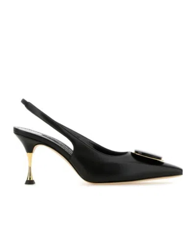MANOLO BLAHNIK MANOLO BLAHNIK POINTED-TOE SLINGBACK PUMPS