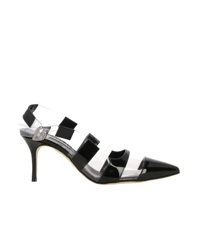 MANOLO BLAHNIK MANOLO BLAHNIK UXRA POINTED-TOE SLINGBACK PUMPS