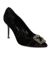 Manolo Blahnik Pointed High Heels In Black