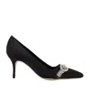 Manolo Blahnik Pointed High Heels In Black