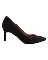 Manolo Blahnik Pointed Pumps In Grey Suede In Grey