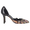 Manolo Blahnik Pointed Pumps In Multicolor Raffia In Multi